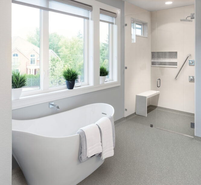 Domestic bathroom Altro Pisces - Londonclad