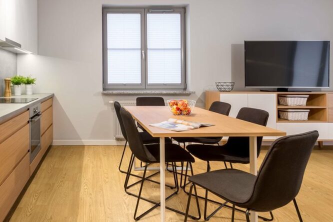 Social Housing Dining area Wood Safety Comfort - Londonclad