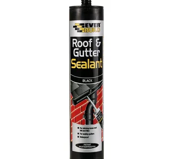 Everbuild Roof & Gutter Butyl Sealant- Black